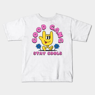 hand retro cartoon Kids T-Shirt